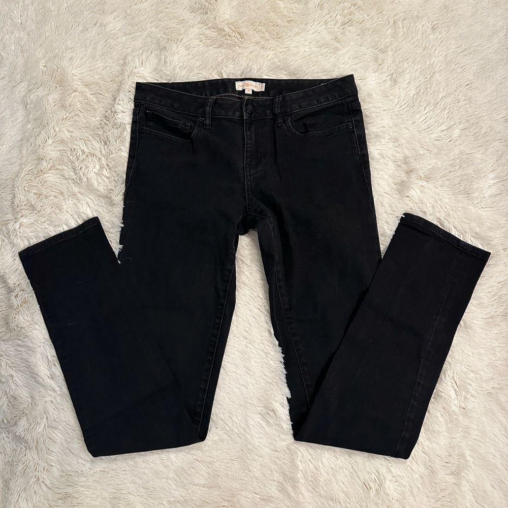 Tory Burch Jeans Womens 29 Black Denim Super Skinny Ladies A8
